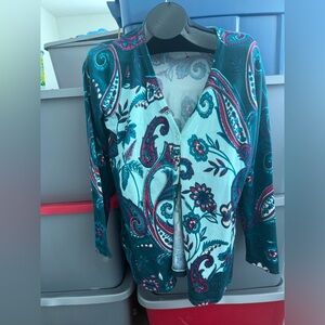 Floral Paisley Cardigan p16